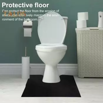 6 шт. коврик для унитаза в ванной комнате, U-образный дизайн, регулируемые кольца, защита пола от пятен, коврик для приучения к горшку A