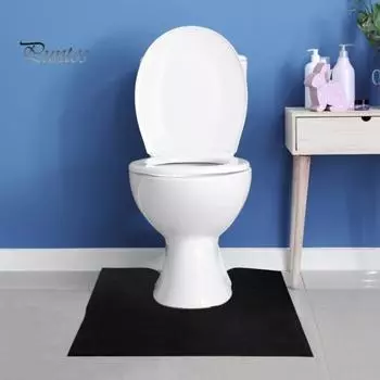 6 шт. коврик для унитаза в ванной комнате, U-образный дизайн, регулируемые кольца, защита пола от пятен, коврик для приучения к горшку A