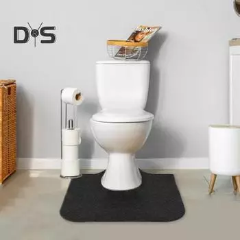 6 шт. коврик для унитаза в ванной комнате, U-образный дизайн, регулируемые кольца, защита пола от пятен, коврик для приучения к горшку A