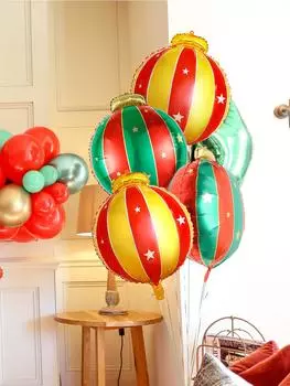 6 шт. красных, зеленых и золотых рождественских подвесных шаров, рождественские украшения для дома, Новый год, подвесные шары для рождественской елки Other