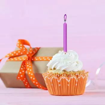 6 шт. Красочные свечи в виде пламени, парафиновые свечи для торта для детей (6шт)
