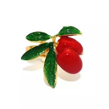 6 шт. креативные кольца для салфеток с фруктовым лимоном, металлические держатели салфеток для украшения стола и аксессуаров для новогодних украшений лимонно-желтый