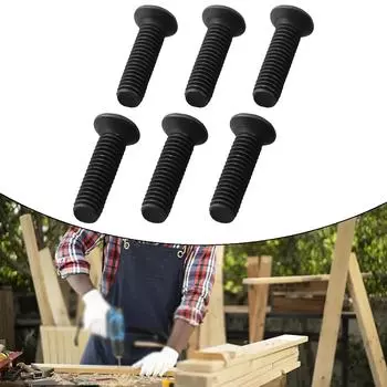 6 шт. Крепежный винт M5/M6 Адаптер хвостовика патрона сверла 22 мм с левой резьбой для 1/2 дюйма / 3/8 дюйма UNF Аксессуар для электроинструмента дрели