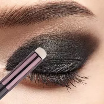 6 шт., круглая мягкая щетина, кисть для размазывания губ, пластиковый стержень, кисть для теней, кисть для консилера, портативная кисть для консилера из искусственного волокна 6pcs