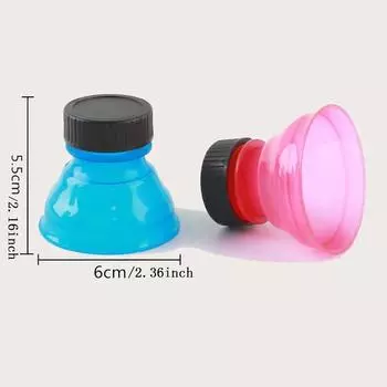 6 шт. Крышка для банки пива, откидная крышка для бутылки, защитная крышка, многоразовая, пластиковая, для диспенсера воды, защитные колпачки, модные аксессуары