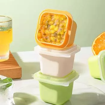 6 шт. квадратных форм для льда, быстросъемный инструмент для приготовления льда, шаблон для изготовления ледяных блоков, соков, напитков, кубиков льда, хоккейная форма, кухонные гаджеты 6pcs