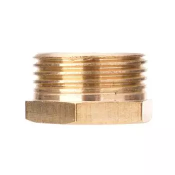 6 шт. латунная втулка-переходник с наружной резьбой 3/4 дюйма на внутреннюю резьбу 1/2 дюйма, фитинги для шланга и трубки