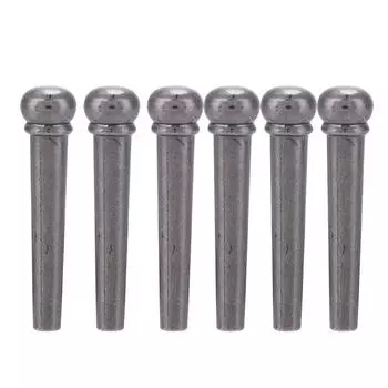 6 шт. латунных штифтов для струнных колков для народной гитары, аксессуаров для инструментов