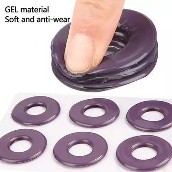 6 шт./лист мягкие гелевые пластыри для глаз мозоли стопы антиабразивные наклейки волдыри защитные подушечки пластыри для пальцев ног и пяток