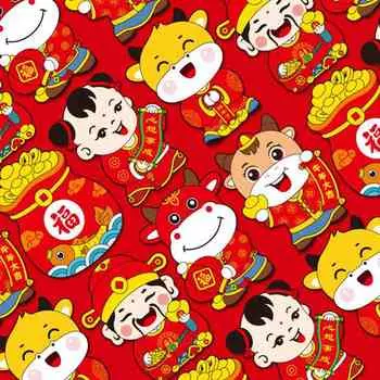 6 шт. литературный английский красный конверт горячего тиснения красный конверт сумка новогодняя свадьба красный конверт Lucky Seal 6pcs