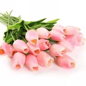 6 шт./лот искусственные цветы букет поддельные цветы мини тюльпан гортензии свадебные гортензии подружки невесты цветочный декор для вечеринки 6pcs белый