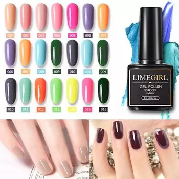 6 шт./лот набор гель-лаков различных цветов набор лаков для ногтей для маникюра DIY дизайн ногтей маникюрный салон