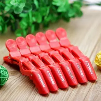 6 шт./лот Пластиковые заколки для волос DIY парикмахерские зажимы коготь волос секция зажимы захват для резки парикмахерская шпилька аксессуары для укладки China