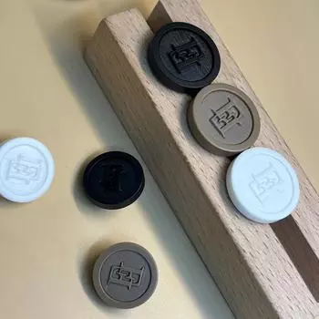 6 шт./лот-роскошный дизайн, черные, белые, кофейные F, круглые пуговицы из смолы с буквами для одежды, швейные аксессуары, декоративная кнопка «сделай сам» 18mm