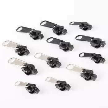 6 шт./лот, универсальный комплект для ремонта застежки-молнии мгновенного исправления, сменный слайдер с зубьями молнии 01 6pcs big/middle/small