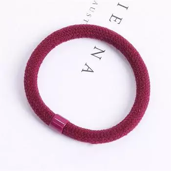 6 шт./лот Женские Девушки Резинки для волос Базовые Толстые Эластичные Резинки Веревка Скранчи Повязка на голову Модные Аксессуары для волос Держатель для хвостика Size fits all