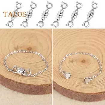 6 шт., магнитная застежка для ожерелья с застежкой-омаром, ювелирные изделия, соединительная пряжка, ожерелья, удлинитель, застежка для браслета, поделки своими руками C