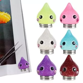 6 шт. Магнитные аксессуары для вышивки крестом в форме капли Инструменты для начинающих SKU02