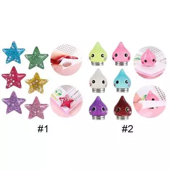 6 шт. Магнитные каплевидные крестообразные алмазные художественные инструменты для рукоделия SKU02