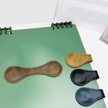 6 шт. Магнитные закладки из искусственной кожи, разноцветные магнитные закладки-клипсы, противоскользящие