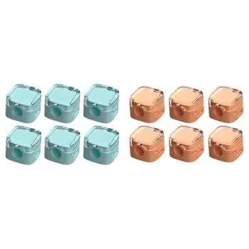 6 шт. Магнитные зажимы для кабеля, регулируемый держатель для кабеля (синий)