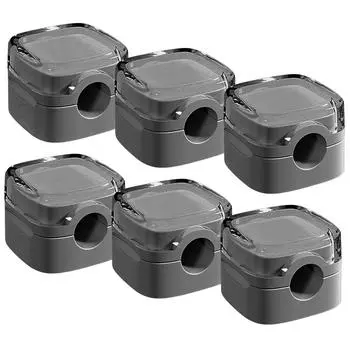 6 шт. магнитный держатель для проводов, крепкий клей, подстольный держатель для кабелей, кабель для передачи данных телефона и зарядного устройства оранжевый