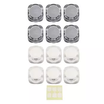 6 шт. Магнитный органайзер для кабеля с гнездом 7,5 мм, держатель для шнура зарядки, настольный держатель для проводов с функцией Traceless Black