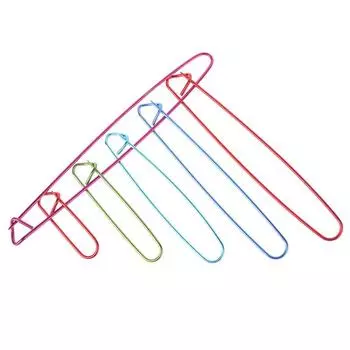 6 шт. маркер держатель для стежков зажим для игл английские булавки вязание крючком ткацкий инструмент