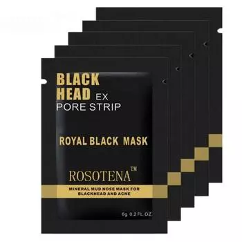 6 шт., маска для удаления угрей, пластырь для удаления кожи в носу, глубокое сокращение чистых пор, удаление прыщей в носу, закрывающий масляный пластырь, домашний уход за кожей