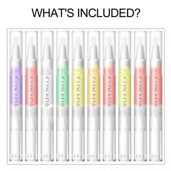 6 шт., масло для ухода за ногтями, пустая ручка, восстанавливающее средство для кутикулы, питательное масло, гель-лак, смягчитель, инструменты для ухода за ногтями