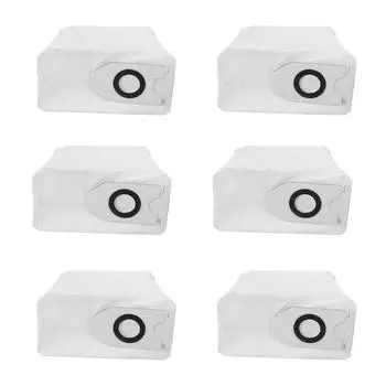 6 шт., мешки для пыли для робота-пылесоса, нетканые мешки для сбора пыли, запасные части для пылесоса