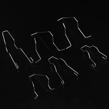 6 шт. Металлические пружинные зажимы для лампочек фар H1 H3 H4 H7, фиксатор лампочек фар автомобиля, пружинные зажимы, пряжки