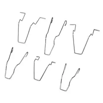 6 шт. Металлические пружинные зажимы для лампочек фар H1 H3 H4 H7, фиксатор лампочек фар автомобиля, пружинные зажимы, пряжки