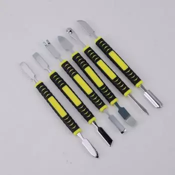 6 шт. металлический лом с двумя концами универсальный мобильный телефон цифровой бытовой прибор инструмент для демонтажа оболочки инструмента для вскрытия