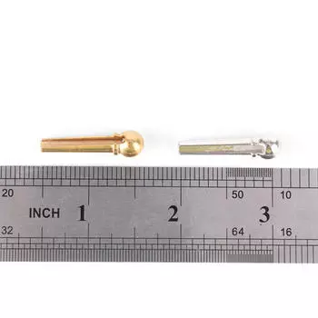 6 шт. металлический штифт для струн акустической гитары фолк штифт для струн гвоздь серебряный/золотой цвет N/A серебряный