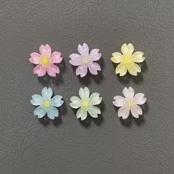 6 шт. Милые магниты на холодильник в виде цветков сакуры, магниты для записок, подарки, наклейка с магнитом для дома, декор для холодильника