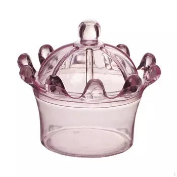 6 шт. мини-коробка баночки для конфет в подарок для хранения ювелирных изделий с герметичными крышками для вечеринок розовый