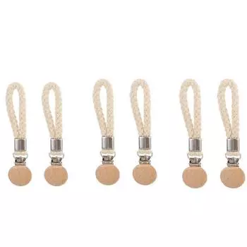 6 шт. многофункциональные бытовые крючки для хранения в ванной комнате, небольшие кухонные креативные крючки для полотенец и халатов One Size бежевый