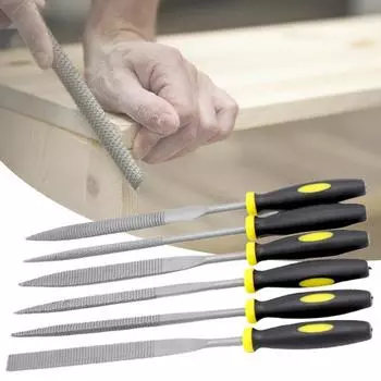 6 шт., многофункциональный рашпиль по дереву, высокотемпературная закалка, широко используемое оборудование для мастерских, деревообрабатывающий напильник для дома 3 mm