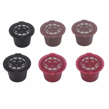 6 шт. многоразовые капсулы чашки бытовые кофейные капсулы фильтр многоразовые капсулы стручки для кофе Mak
