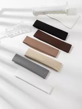 6 шт. модные спортивные повязки для женщин для фитнеса, бега, йоги, однотонные эластичные повязки для волос, эластичные аксессуары для макияжа