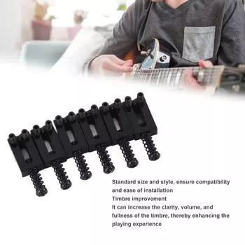 6 шт. мостовое седло для электрогитары, стандартные роликовые седла из цинкового сплава для гитары тремоло для замены