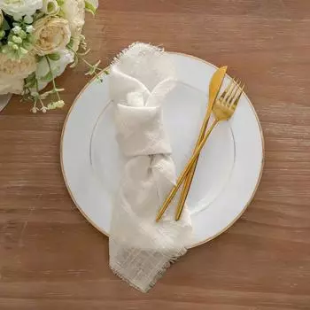 6 шт. моющаяся салфетка хлопок украшение стола праздничные принадлежности марля полотенце для банкета 42*42cm вино красного