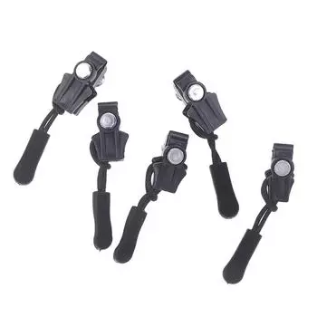 6 шт. набор для ремонта молний универсальные мгновенные молнии для ремонта молний скользящие зубцы спасательные молнии головки 3 разных размеров случайные