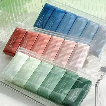 6 шт. Набор корректирующих лент для кубиков сахара, градиентный цвет 5 мм*6 м, корректирующие инструменты для офиса и школы