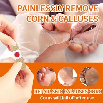 6 шт. наклейки для ухода за ногами, медицинский пластырь, подушечки для удаления мозолей, лечебные пластыри, мозоли, удаление мозолей, детокс, летние средства по уходу за ногами