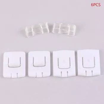 6 шт., направляющие зажимы для крепления сиденья, направляющие для автомобильного сиденья Volkswagen Golf Jetta