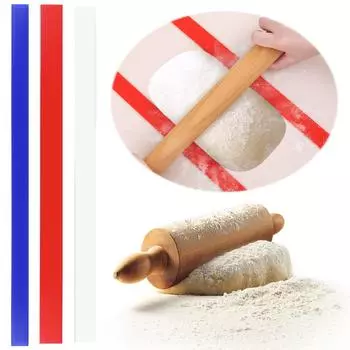 6 шт. направляющих для скалок из пищевого силикона с регулируемой толщиной теста для идеальной выпечки каждый раз Poland