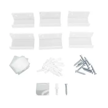 6 шт. настенная полка для виниловых пластинок прозрачная акриловая полка для хранения компакт-дисков плавающие настенные полки