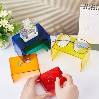 6 шт. Настольная подставка для дисплея или домашняя спальня общежитие акриловая стойка для дисплея бытовой красочный декоративный держатель креативный 6 цветов 6pcs